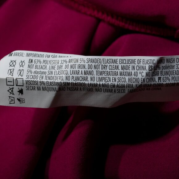 NEW Forever 21 Plus Bow Front Sheath Dress 2X Pink Sleeveless Cocktail Plus M04X - Picture 7 of 7